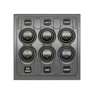 BEP Schakelpaneel Contour 1000 6 schakelaars