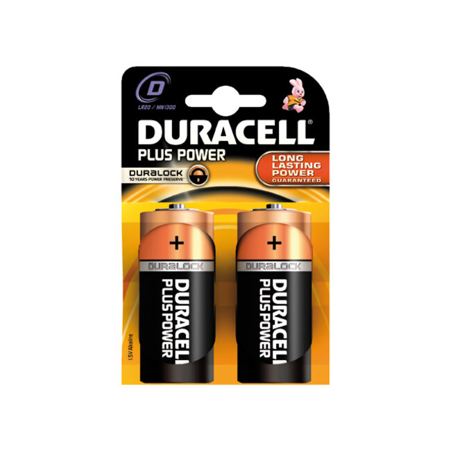 Duracell Batterij plus MN1300. D. 2-pack