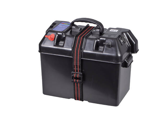 Talamex Accubak met quickfit aanlsuiting max 30A & 2x12V en accutester