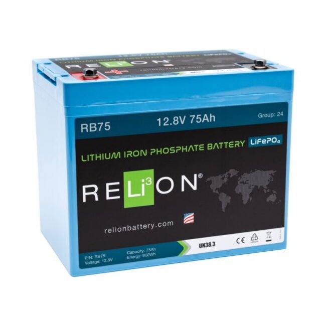 RELiON Accu lithium LiFePO4 12.8V 75Ah