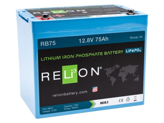 RELiON Accu lithium LiFePO4 12.8V 75Ah