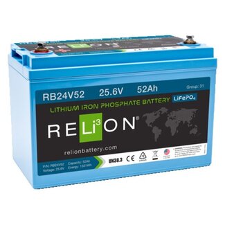 RELiON Accu lithium LiFePO4 25.6V 52Ah