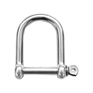 Talamex D-sluiting rvs breed