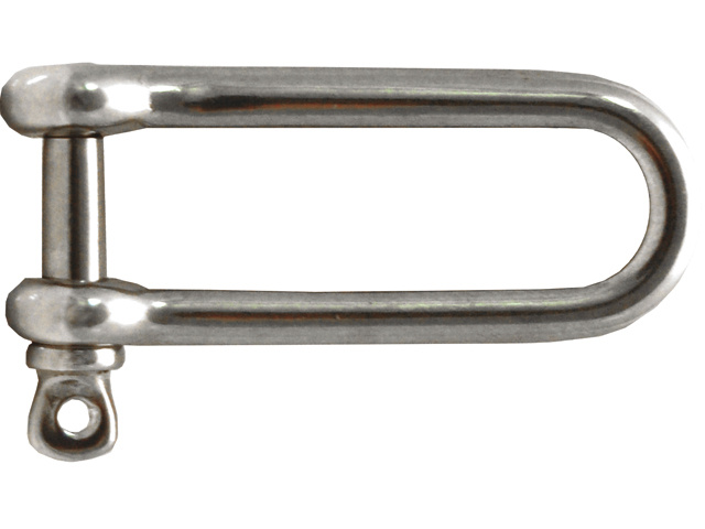 Talamex D-sluiting rvs lang