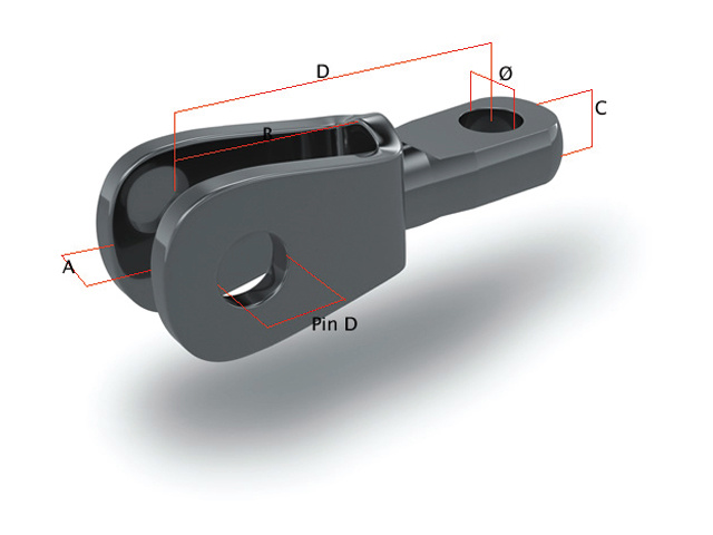 OS BSI Oog-gaffel-toggle