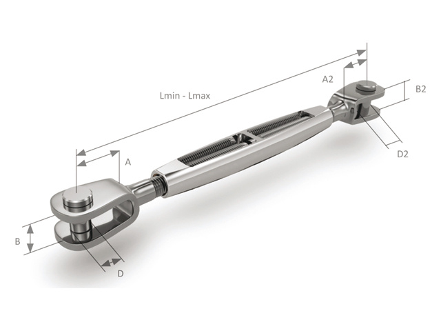 OS BSI Spanner gaffel-gaffel