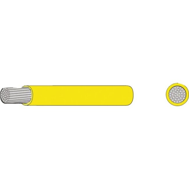 Oceanflex Dunwandige vertinde montage kabel  geel