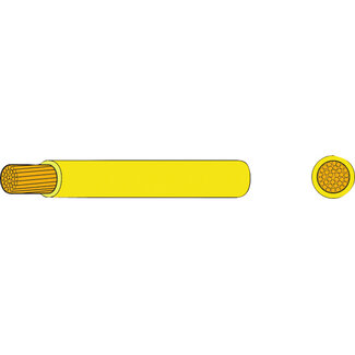 Automarine Dunwandige montage kabel geel