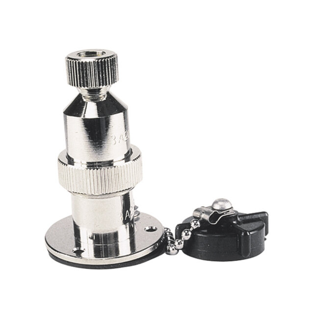 Talamex Stopcontact verchroomd 3A 4p