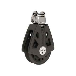 Lewmar 29925021bk synchro blok 50mm single toggle zwart