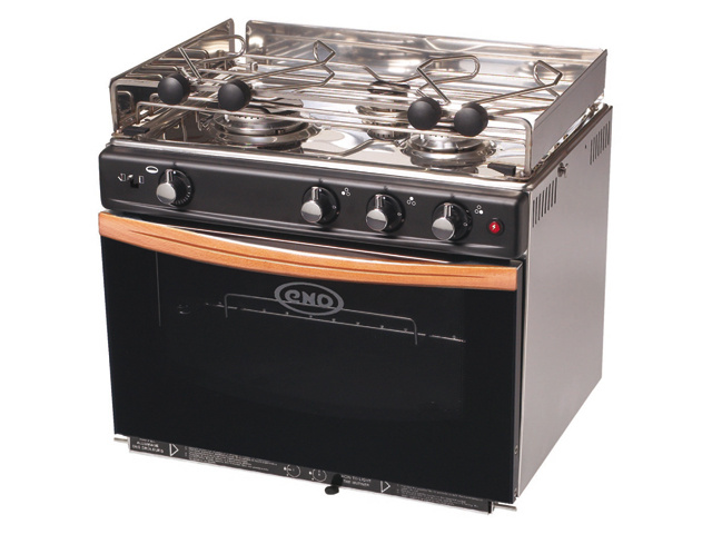 Eno 3-pits kooktoestel met oven Allure