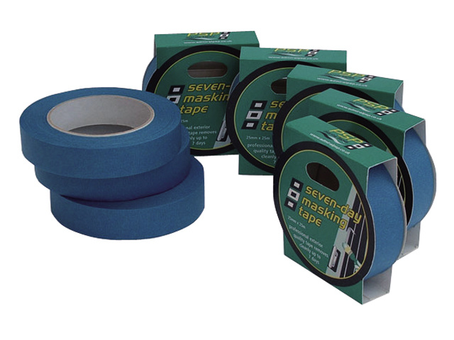 PSP 7day masking tape blauw 25mm 25m