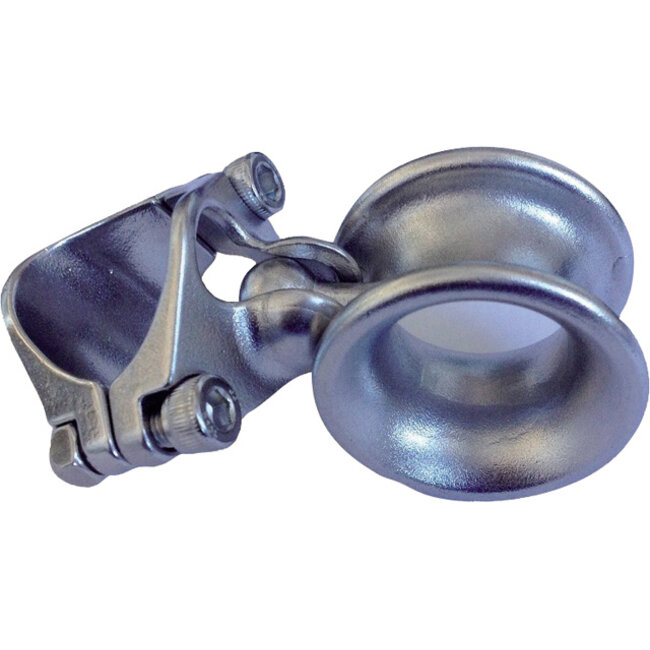 Facnor Articulated fairlead (rope hole ø20) for stanchion 25-28mm