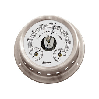 Talamex Baro/thermo/hygrometer rvs 125/100mm