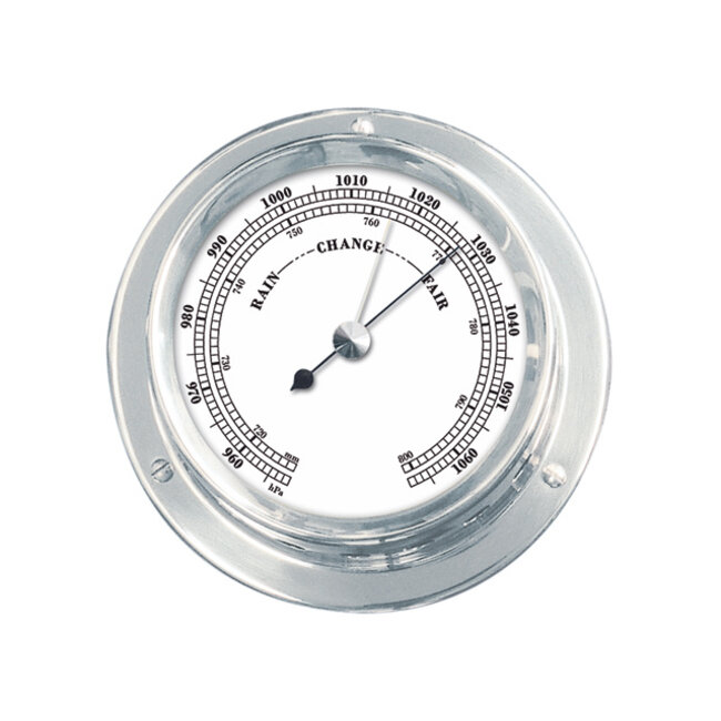 Talamex Barometer verchroomd 110/84mm