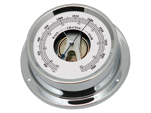 Talamex Barometer verchroomd 125/100mm