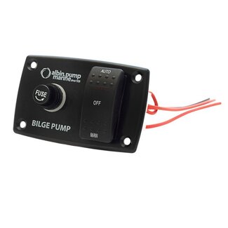 Albin pump marine Bilgepomp schakelpaneel 3 standen 12/24V