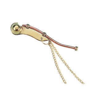 Talamex Bootsman fluitje messing