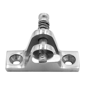 Talamex Buiskapbeslag RVS dekplaat 80° met dropnose pin