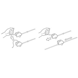 Clamcleat CL255 Omega aluminium 3-6mm