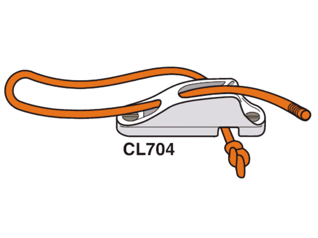 Clamcleat CL704 Aluminium 3-6mm