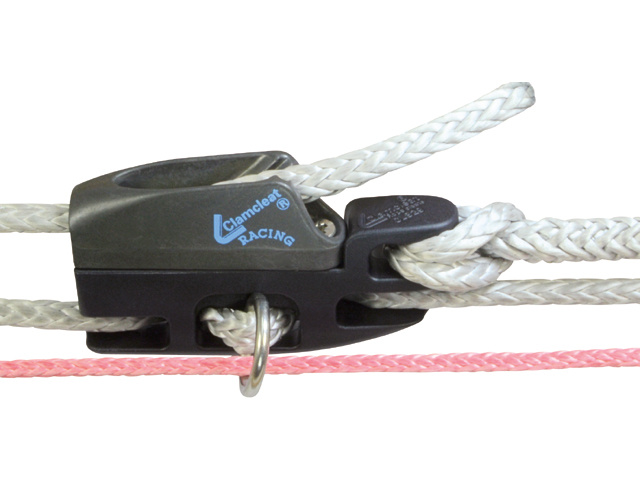 Clamcleat CL829-11AN Aero cleat with CL211MK2AN 4-6mm