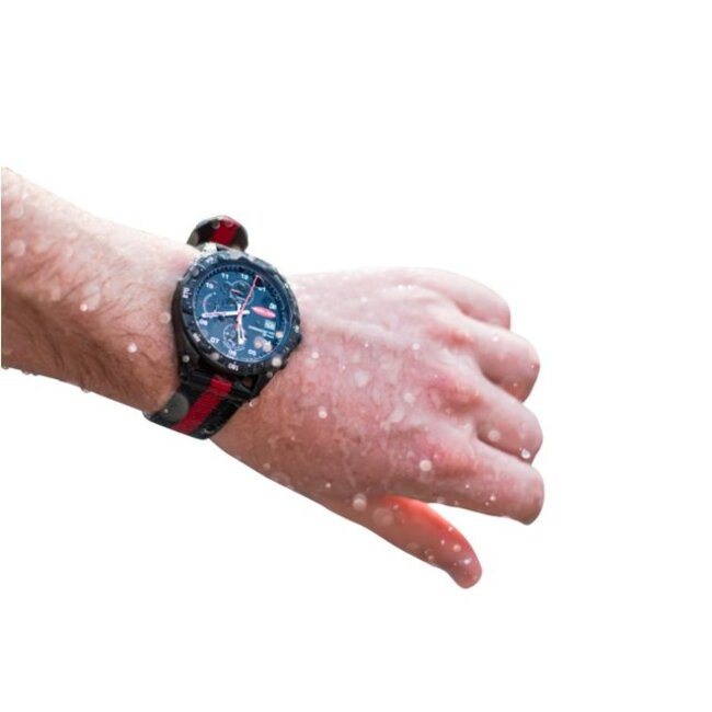 Ronstan Clear start analog sailwatch 43mm Rood/Zwart