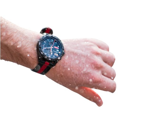 Ronstan Clear start analog sailwatch 43mm Rood/Zwart