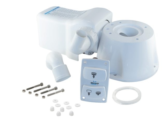 Albin pump marine Conversiekit naar elektrisch toilet stil 12V