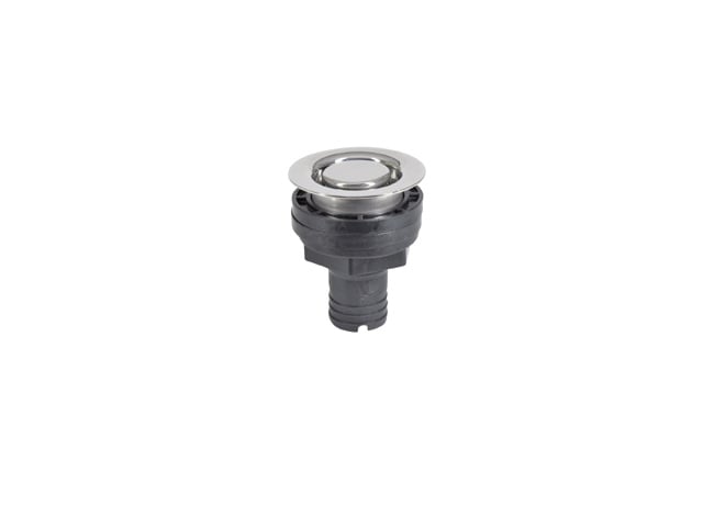 Talamex Dek/kuip doorvoer recht rvs/acetal