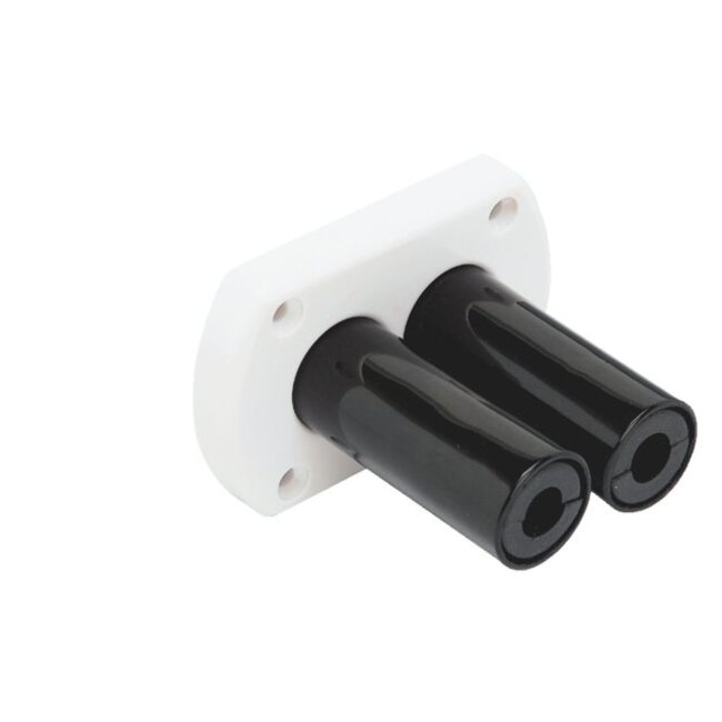 Ultraflex Dekdoorvoer dubbel R8W wit