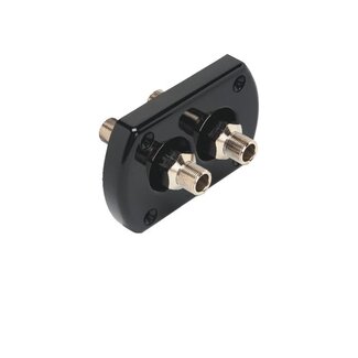 Ultraflex Dekdoorvoer dubbel R9B met fittingen zwart