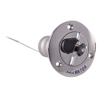 Talamex Dekdop rvs water met slot 38mm