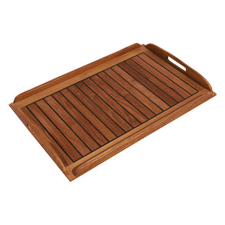 Eude Dienblad teak caulked 58x38cm