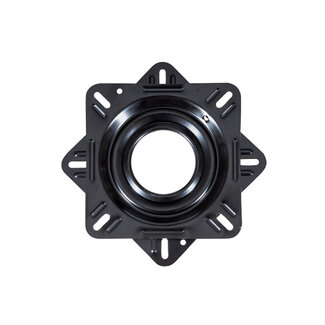 Talamex Draaiplateau zonder lock gecoat zwart