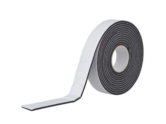 PSP Dubbelzijdig klevend vinyl foam tape zwart 25x3mm 3m