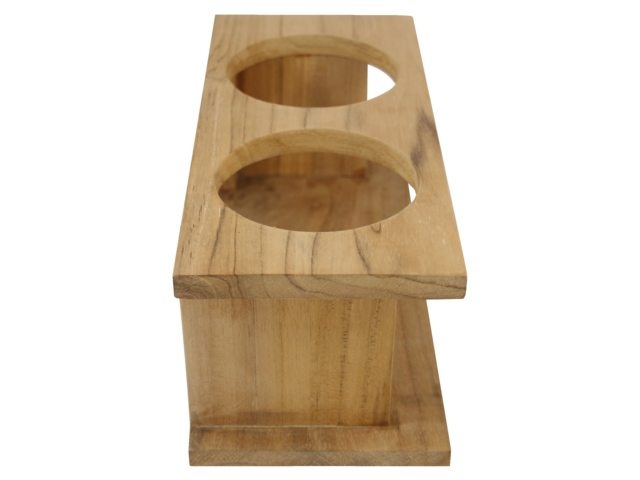 Eude Flessenhouder dubbel 26x11.5x10.5cm