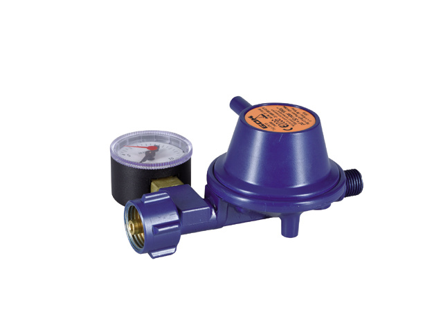 Talamex Gasdrukregelaar 1.5kg/h 50mbar met manometer