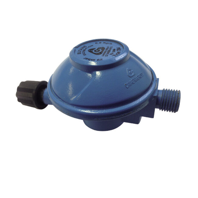 Talamex Gasdrukregelaar campinggas 30mbar met ¼ l bu