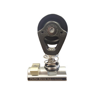 Pfeiffer Genuaslede 20mm zilver blok met stopper