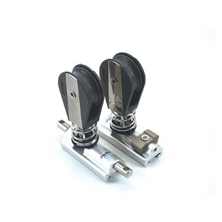 Pfeiffer Genuaslede 25mm zilver blok met stopper