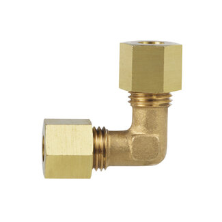 Talamex Haakse messing koppeling 8mm knel x 8mm knel