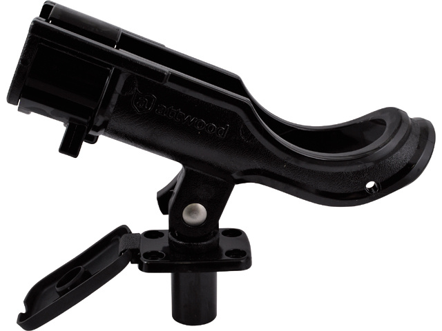 Attwood Hengelhouder heavy duty zwart flushmount