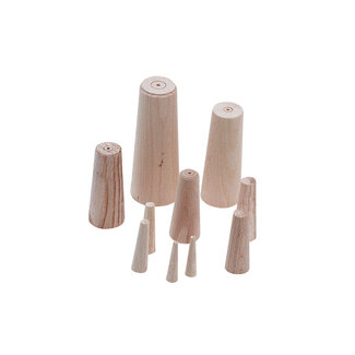 Trem Houten pluggen (10st gesorteerd 8-38mm)