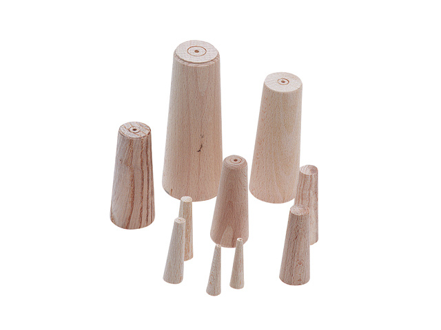 Trem Houten pluggen (10st gesorteerd 8-38mm)