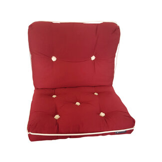 Talamex Kapok kussen bordeaux dubbel