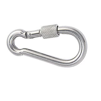 Talamex Karabijnhaak met borg 100mm