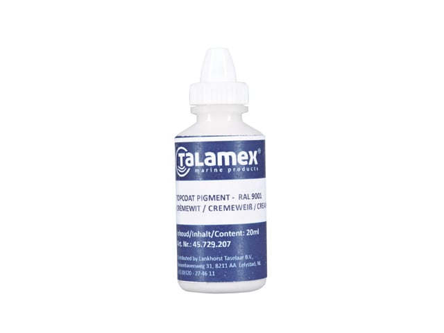 Talamex Kleurpigment 20ml ral 9001 cremewit