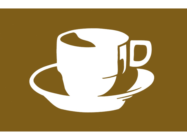 Talamex Koffie vlag bruin 30x45