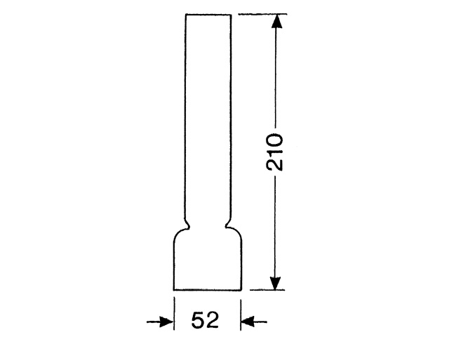 DHR Lampeglas 14 ligne 210mm